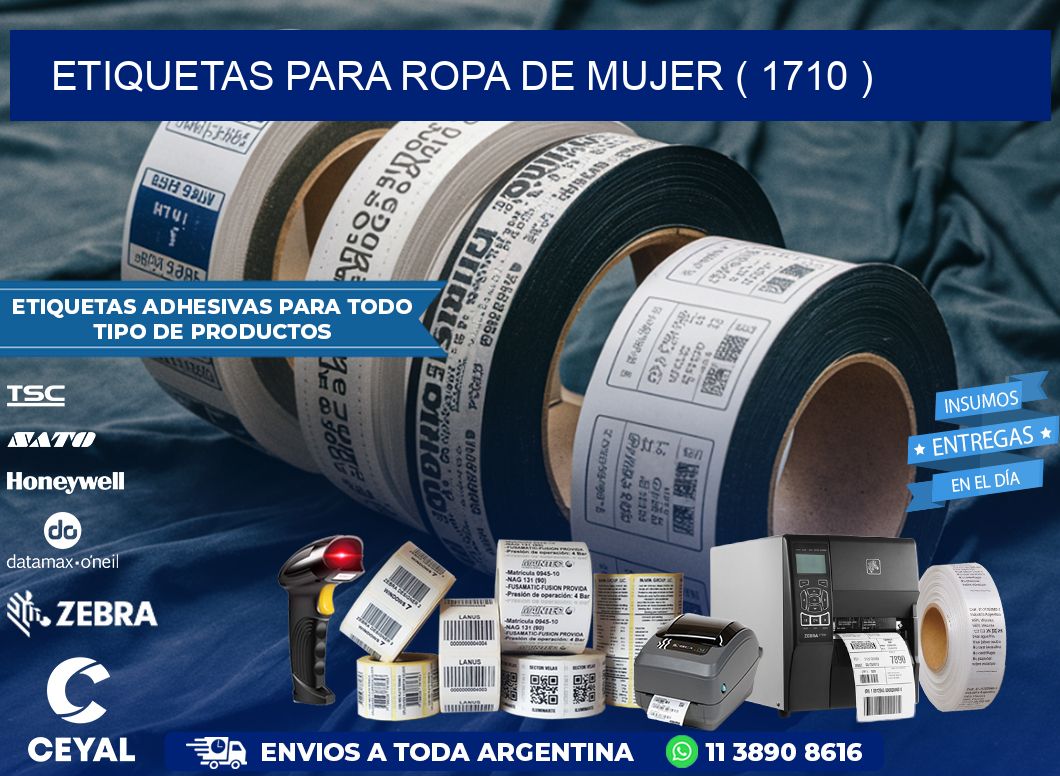 etiquetas para ropa de mujer ( 1710 )