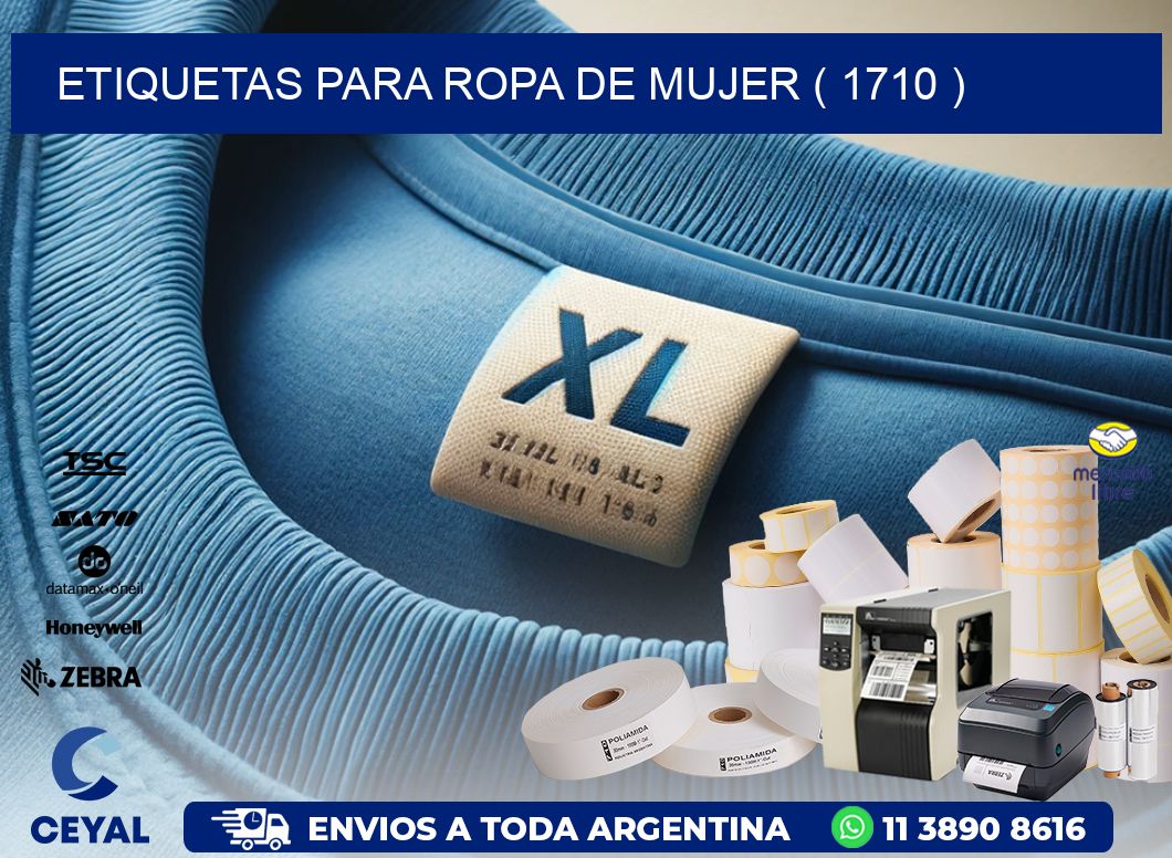 etiquetas para ropa de mujer ( 1710 )