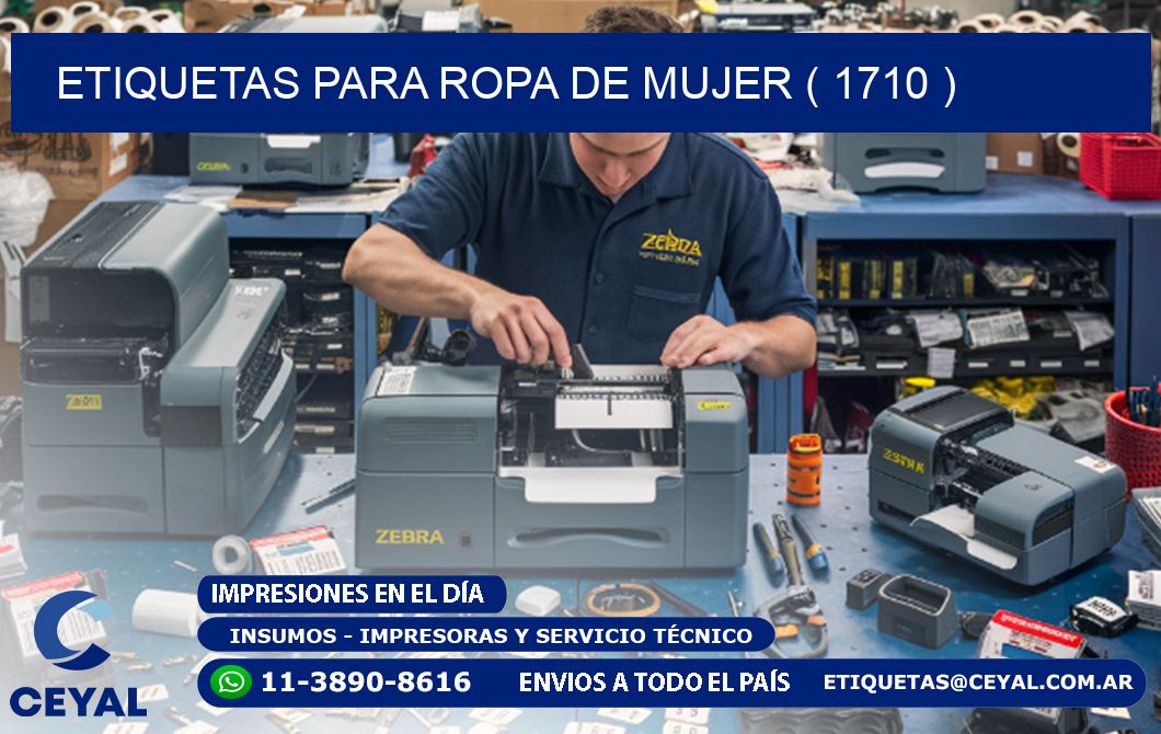 etiquetas para ropa de mujer ( 1710 )