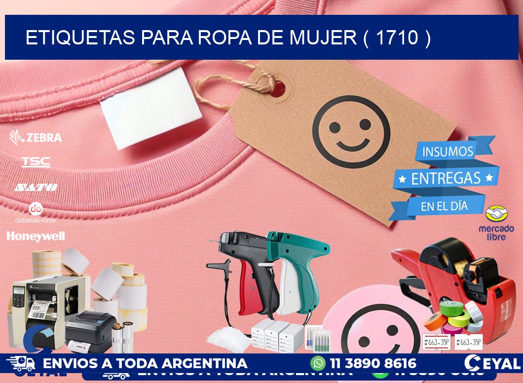 etiquetas para ropa de mujer ( 1710 )