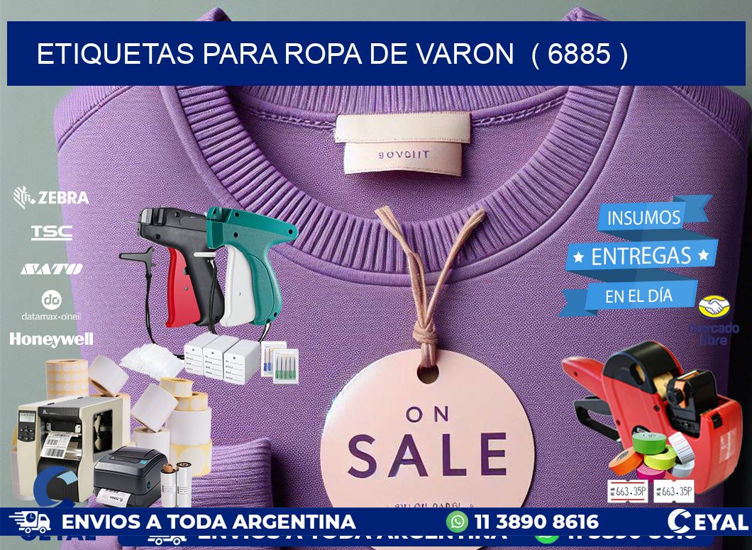 etiquetas para ropa de varon  ( 6885 )