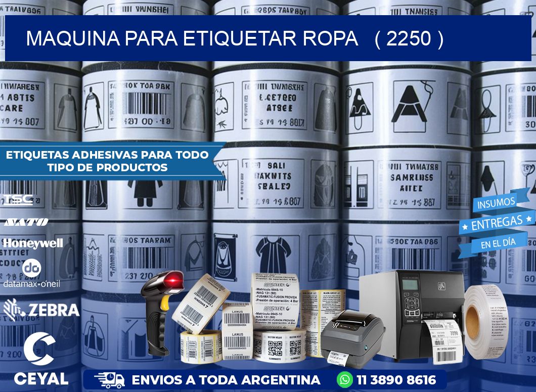 maquina para etiquetar ropa   ( 2250 )