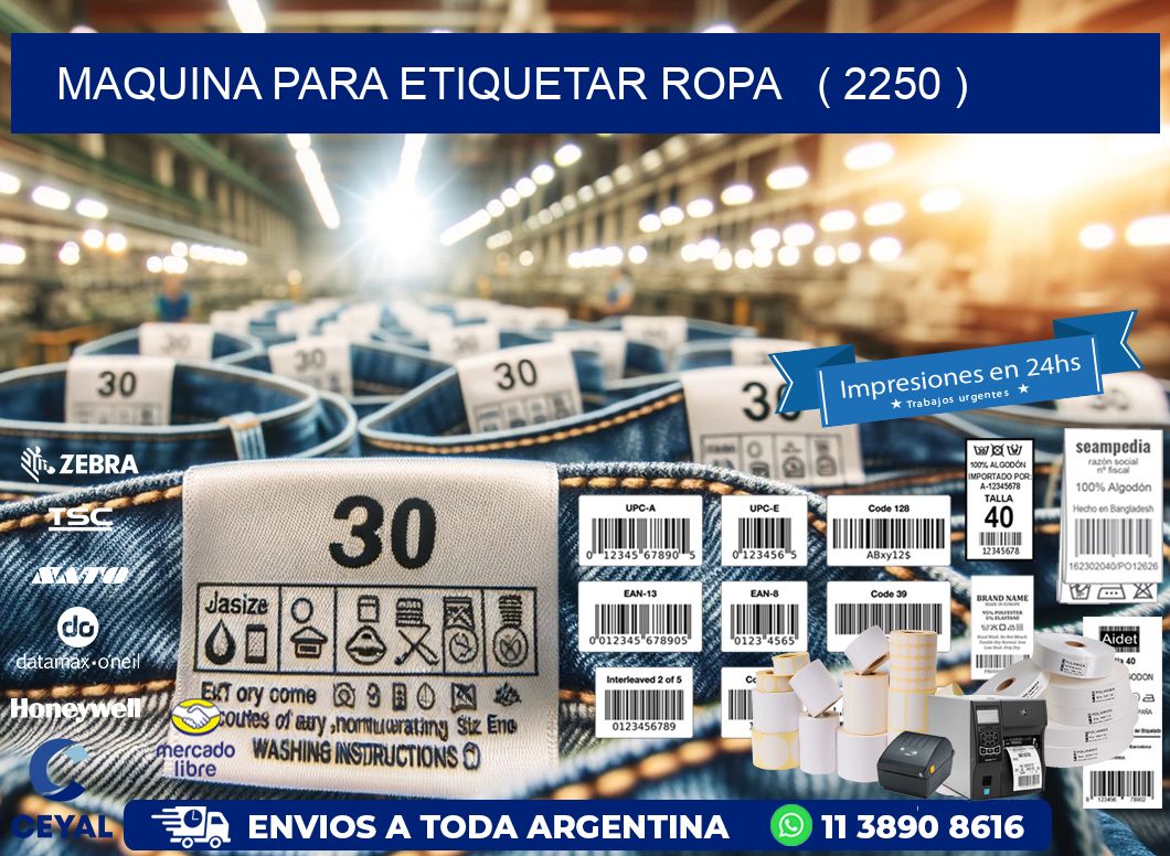 maquina para etiquetar ropa   ( 2250 )