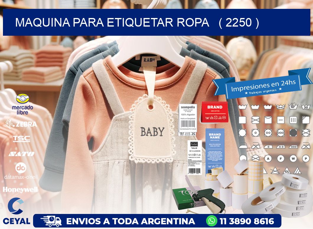 maquina para etiquetar ropa   ( 2250 )