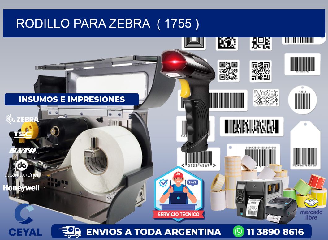 rodillo para zebra  ( 1755 )