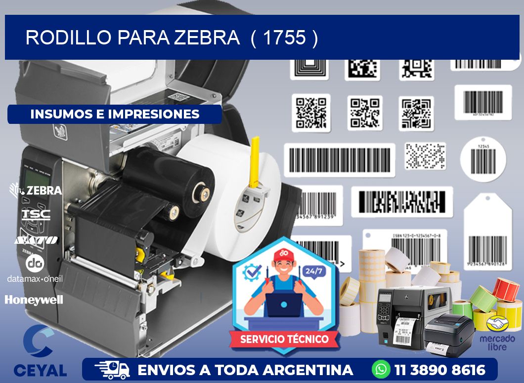 rodillo para zebra  ( 1755 )