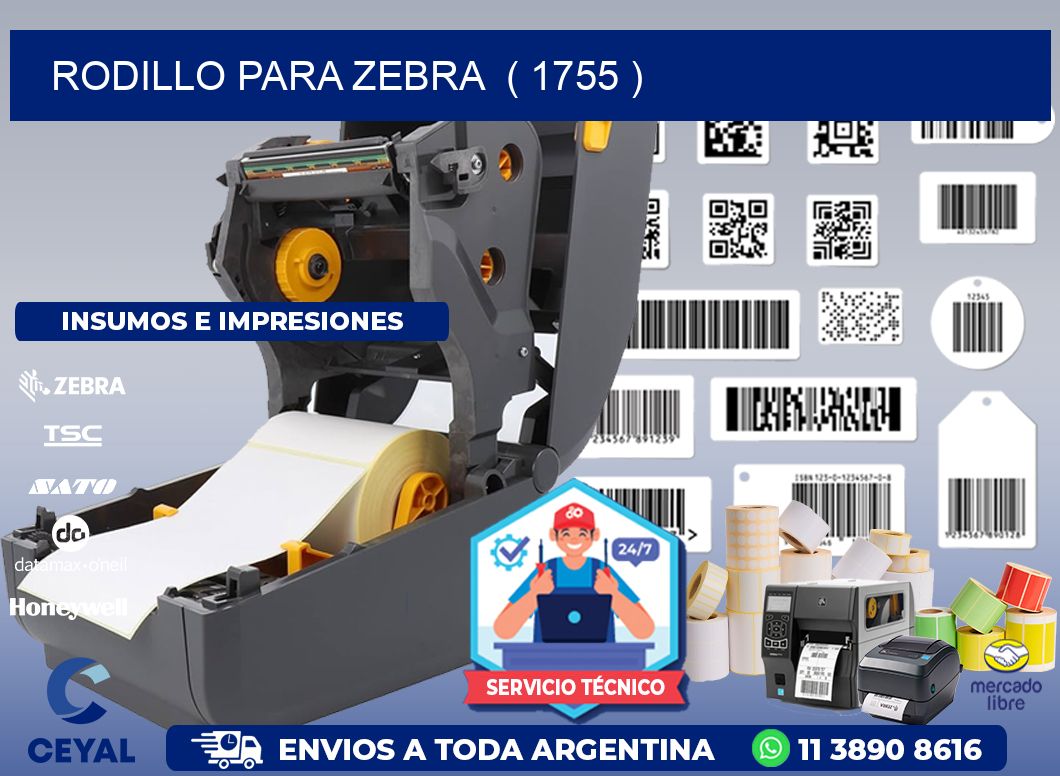 rodillo para zebra  ( 1755 )