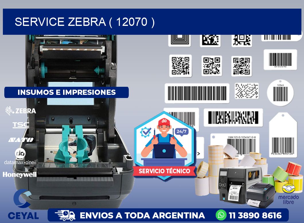 service zebra ( 12070 )