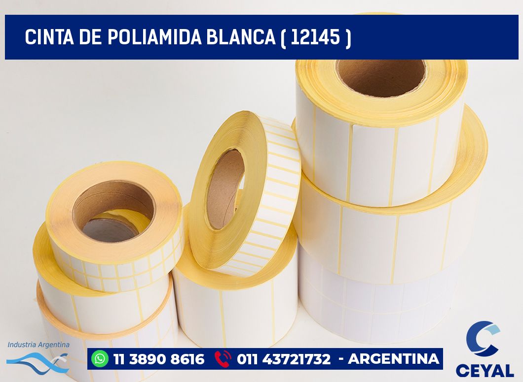 CINTA DE POLIAMIDA BLANCA ( 12145 )