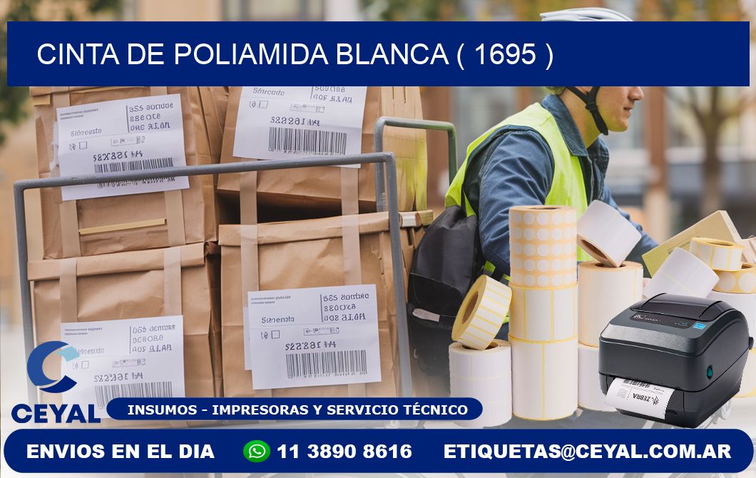 CINTA DE POLIAMIDA BLANCA ( 1695 )