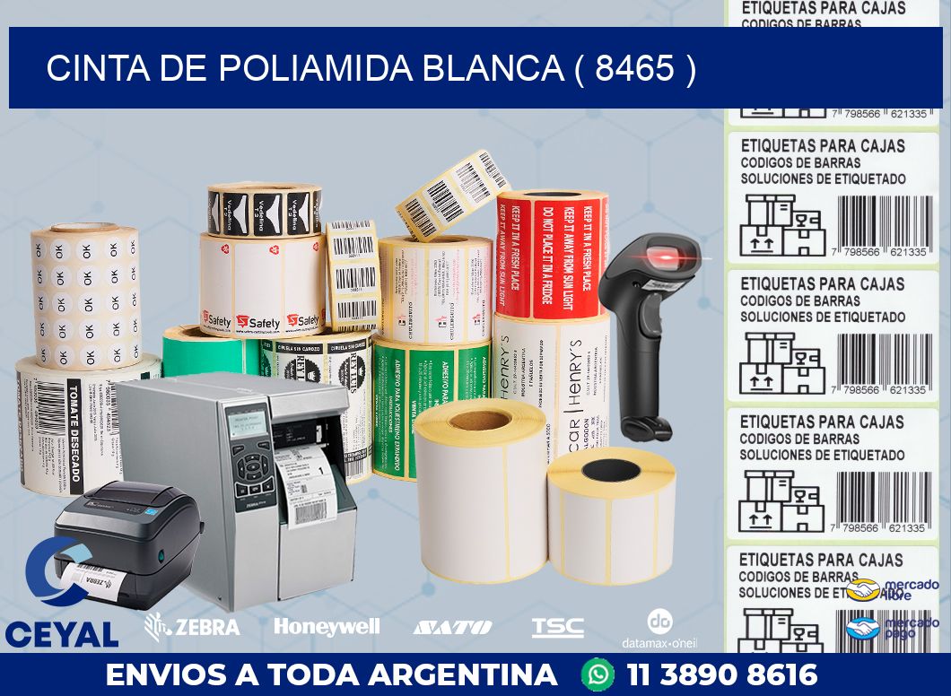 CINTA DE POLIAMIDA BLANCA ( 8465 )