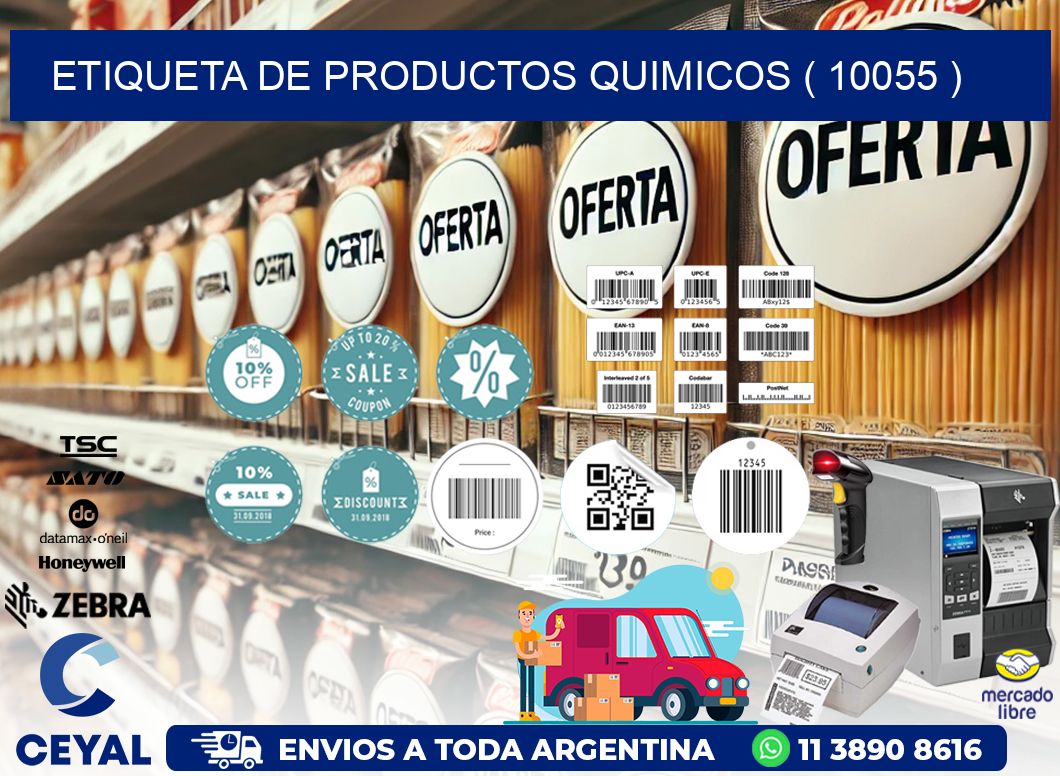 ETIQUETA DE PRODUCTOS QUIMICOS ( 10055 )