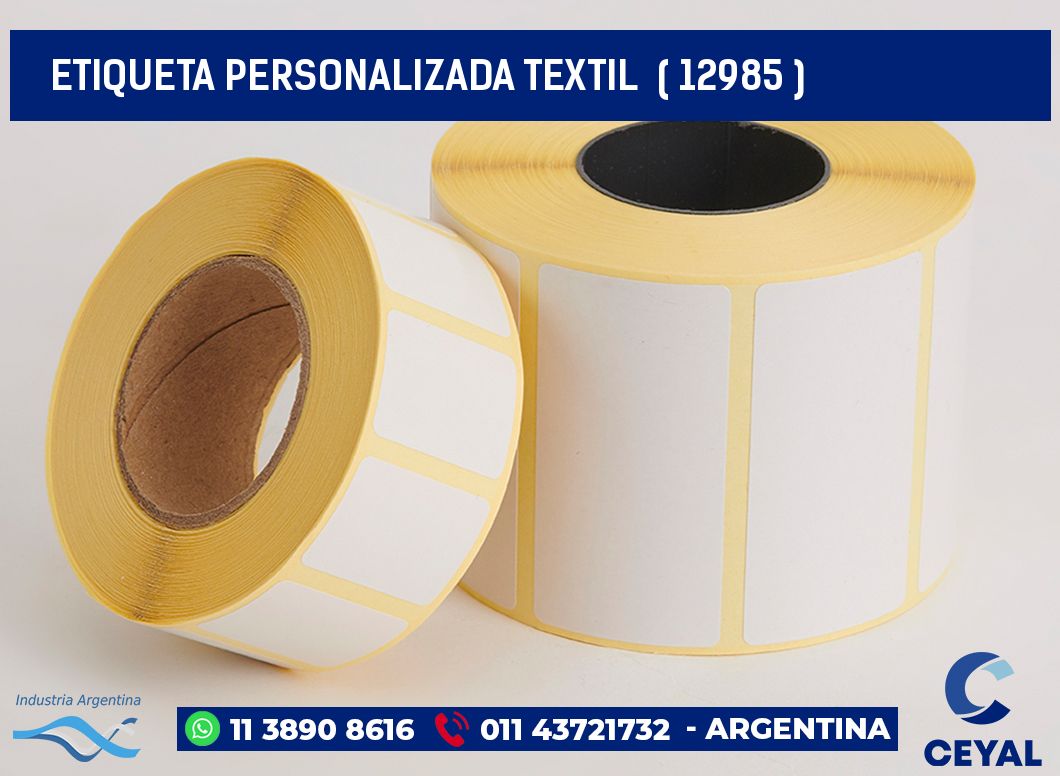 ETIQUETA PERSONALIZADA TEXTIL  ( 12985 )