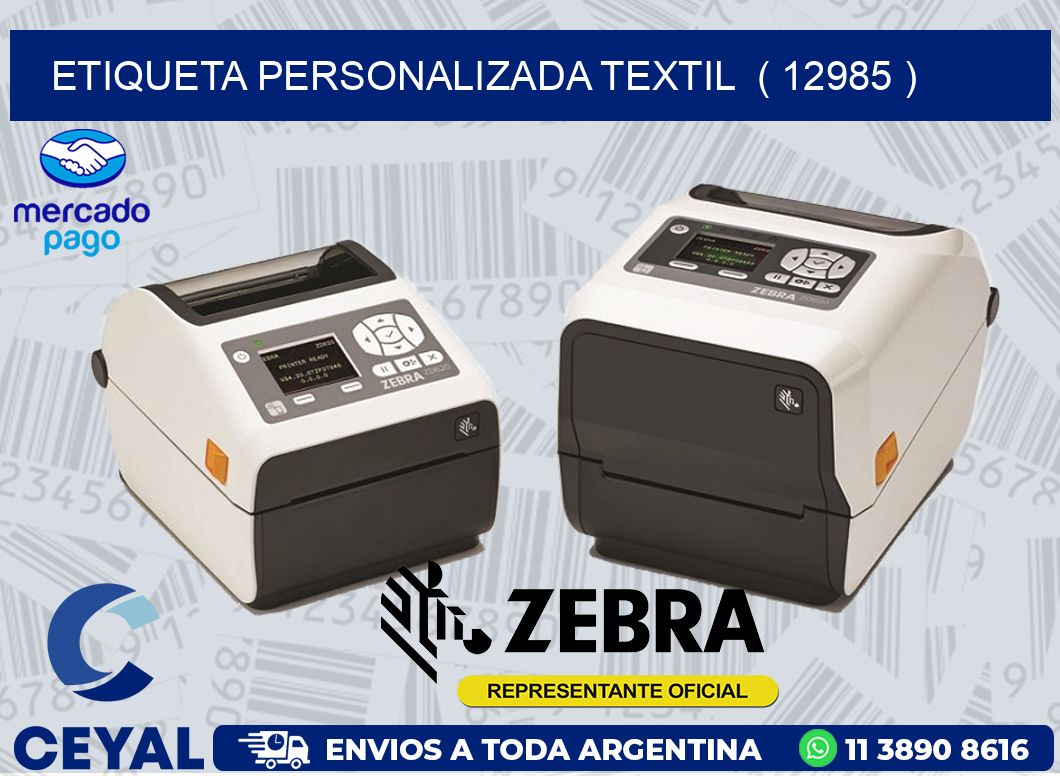 ETIQUETA PERSONALIZADA TEXTIL  ( 12985 )