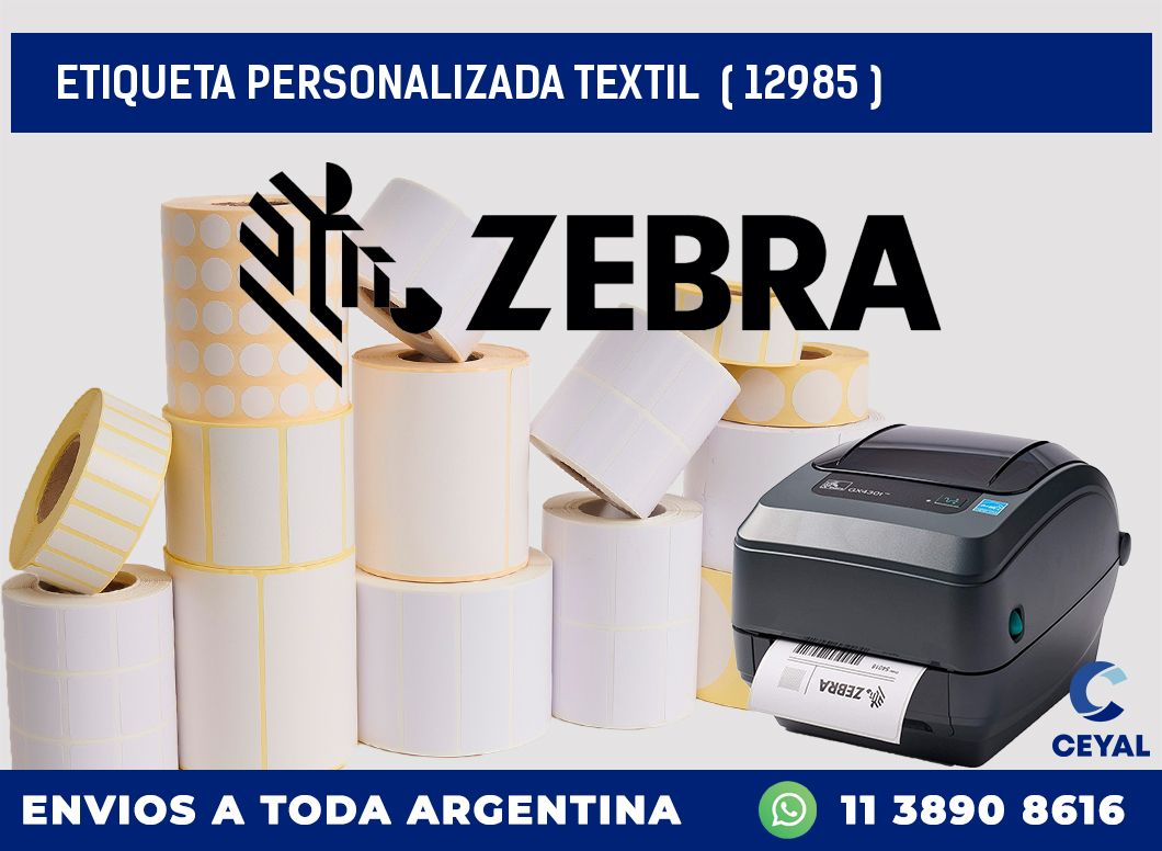 ETIQUETA PERSONALIZADA TEXTIL  ( 12985 )