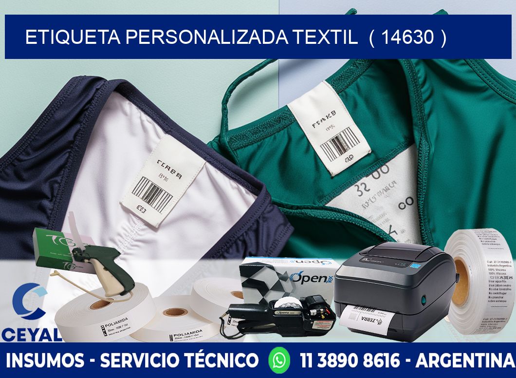 ETIQUETA PERSONALIZADA TEXTIL  ( 14630 )