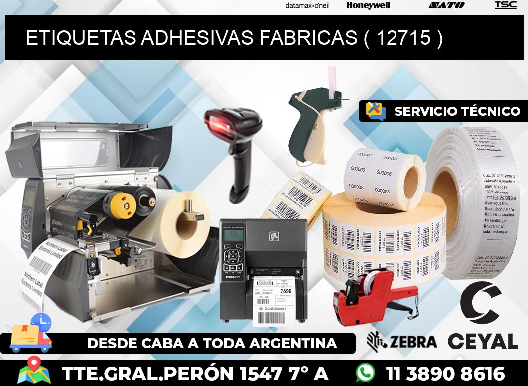 ETIQUETAS ADHESIVAS FABRICAS ( 12715 )