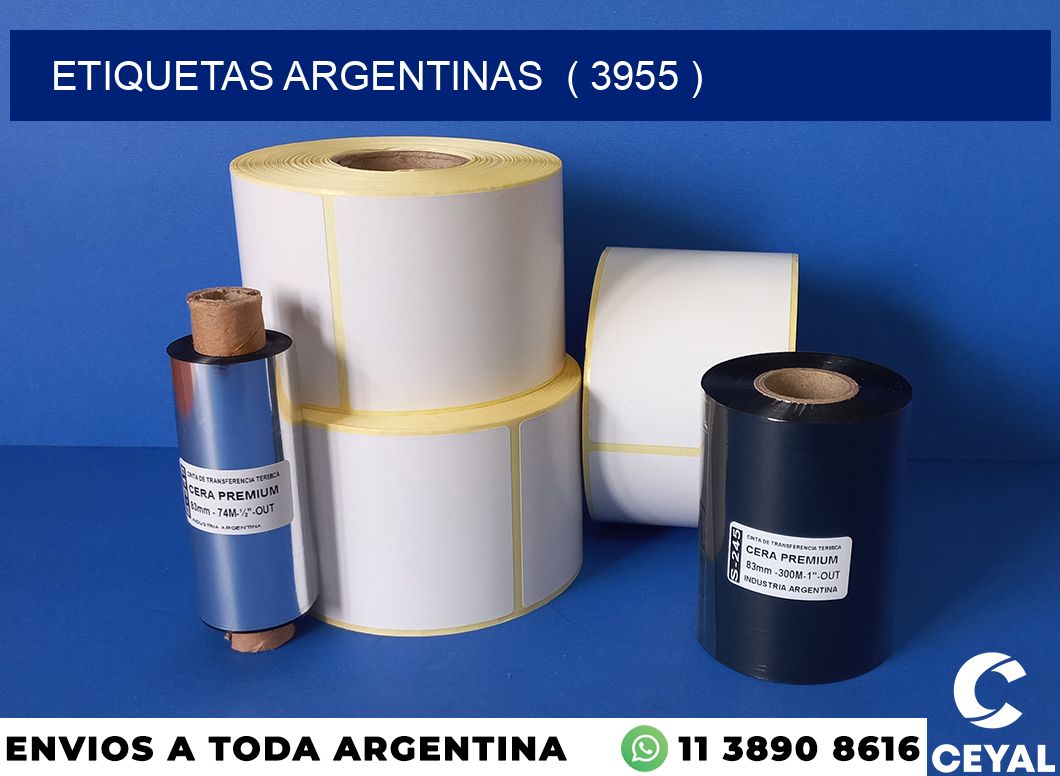 ETIQUETAS ARGENTINAS  ( 3955 )