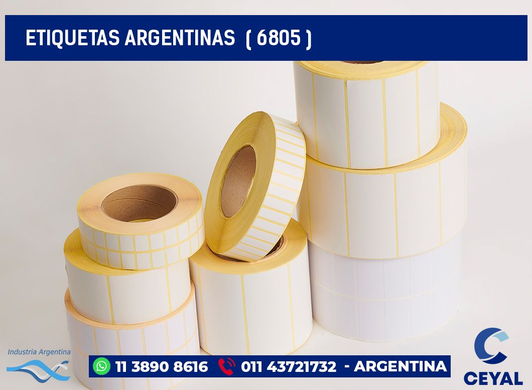 ETIQUETAS ARGENTINAS  ( 6805 )