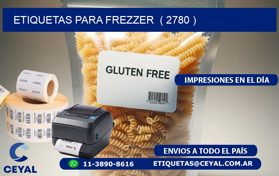 ETIQUETAS PARA FREZZER  ( 2780 )