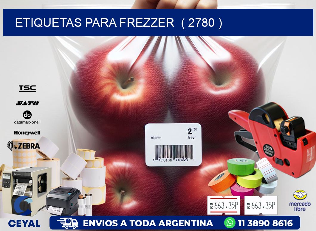 ETIQUETAS PARA FREZZER  ( 2780 )