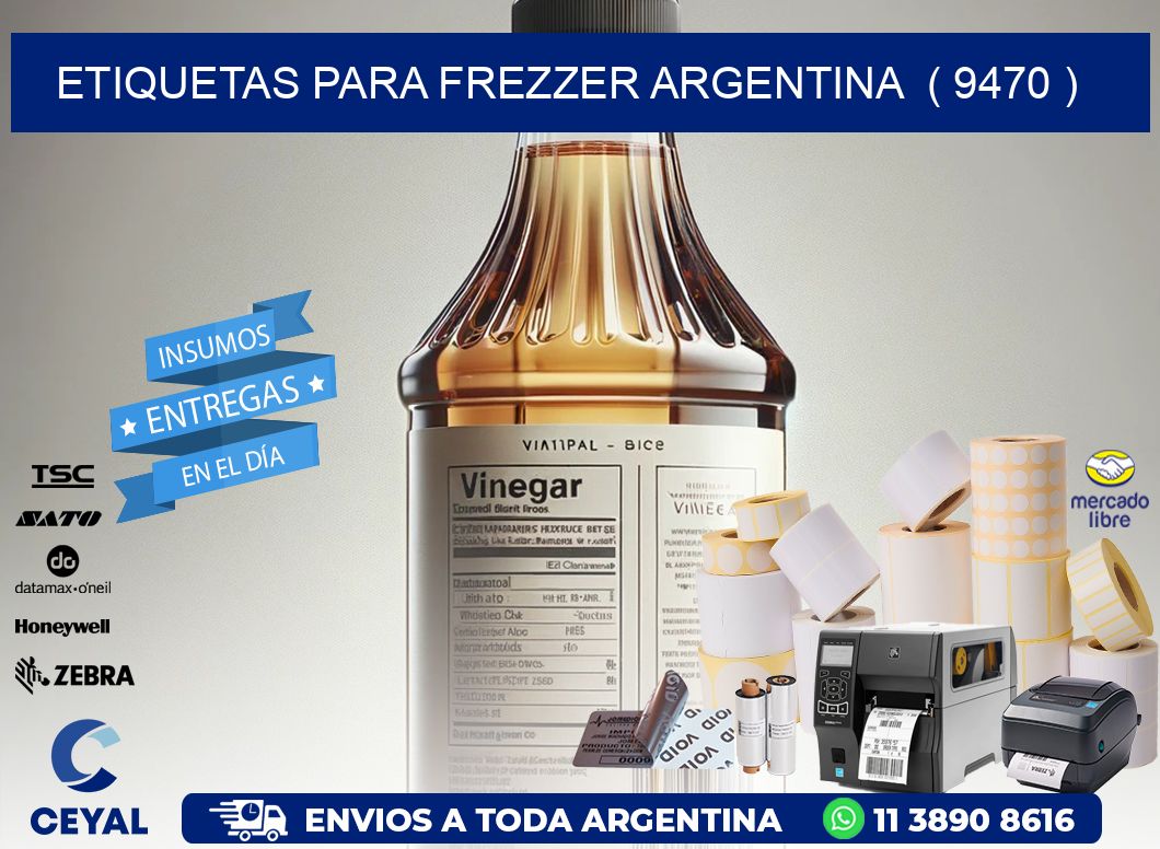 ETIQUETAS PARA FREZZER ARGENTINA  ( 9470 )