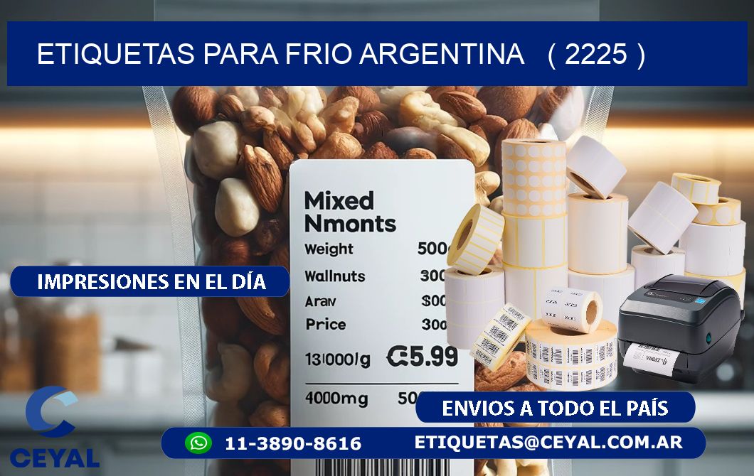 ETIQUETAS PARA FRIO ARGENTINA   ( 2225 )