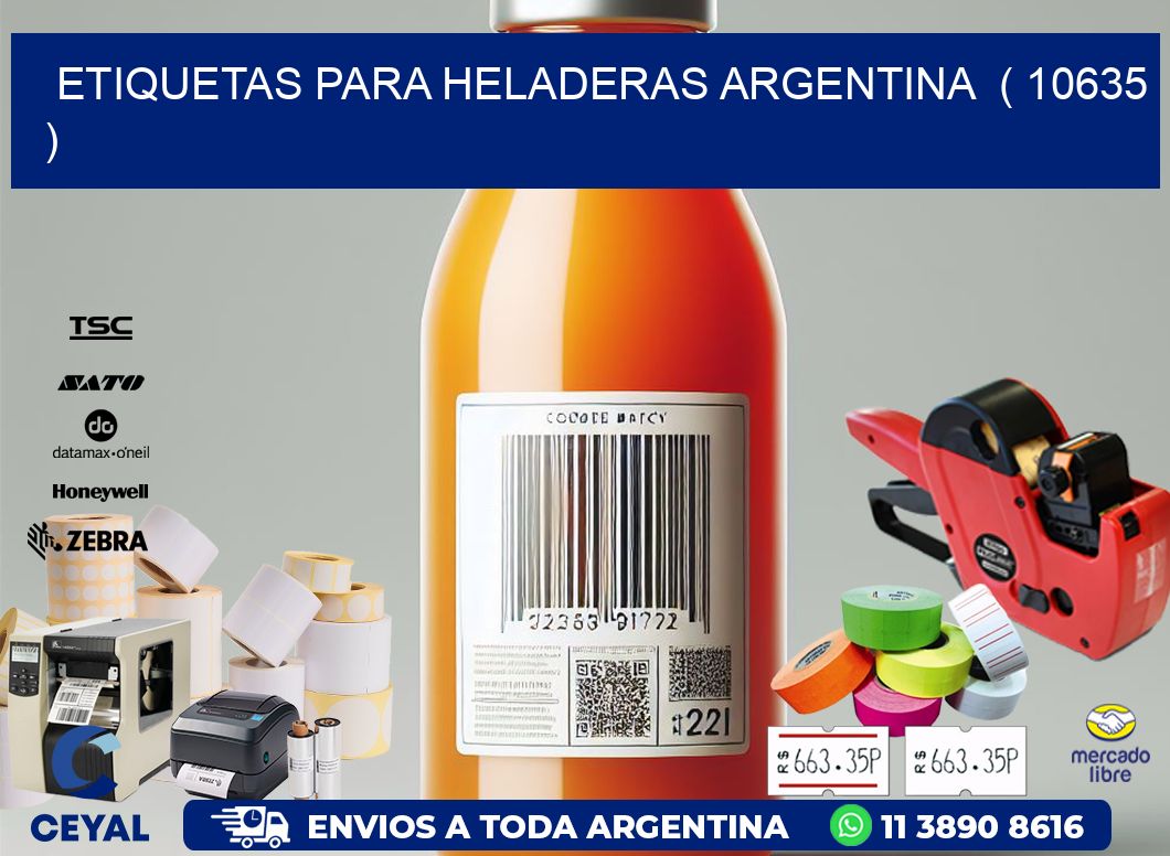 ETIQUETAS PARA HELADERAS ARGENTINA  ( 10635 )