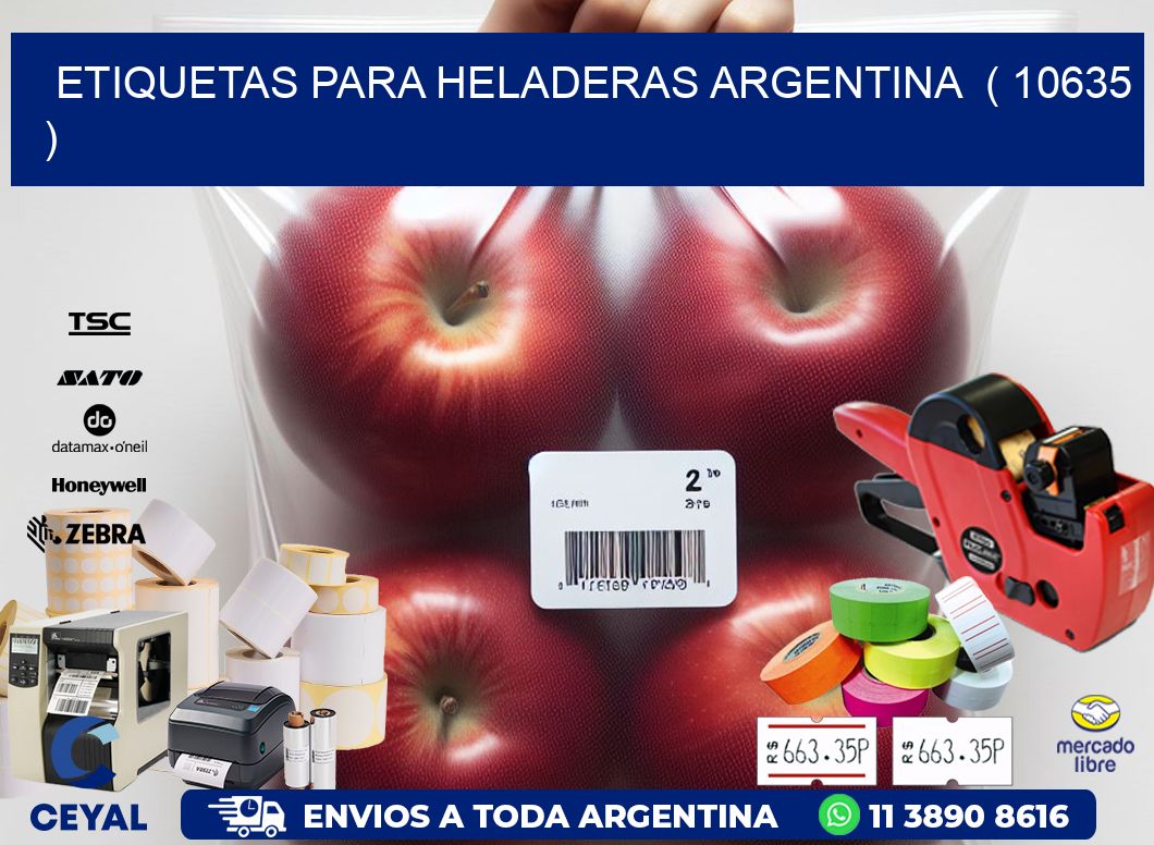 ETIQUETAS PARA HELADERAS ARGENTINA  ( 10635 )
