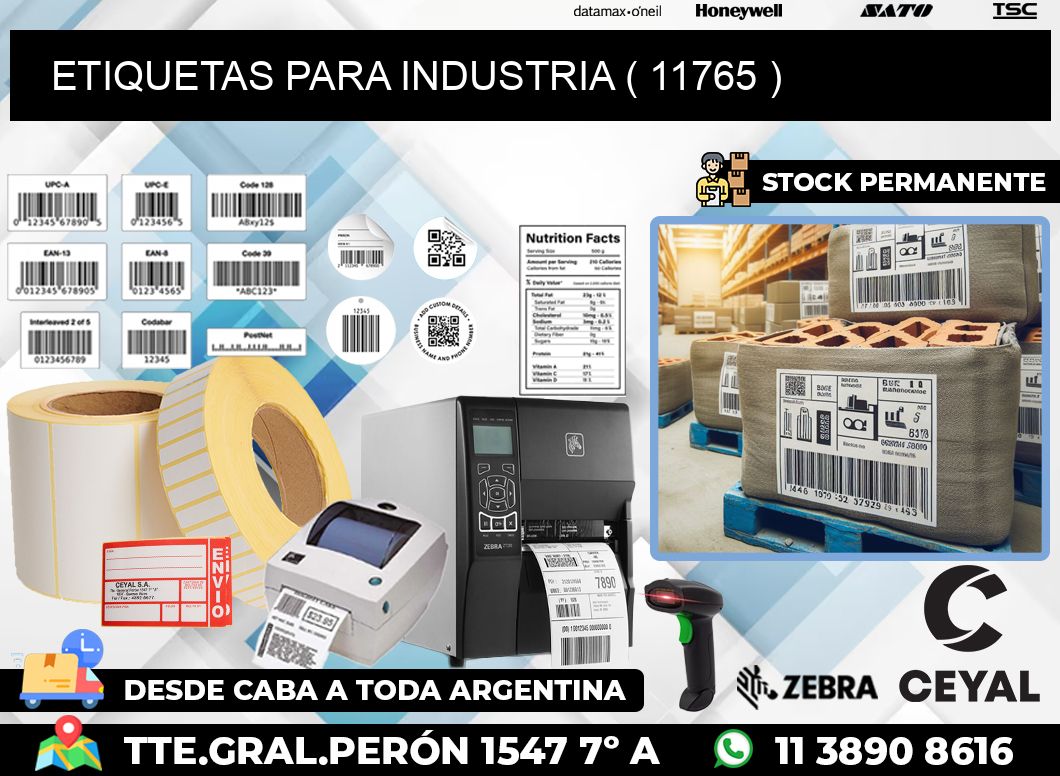 ETIQUETAS PARA INDUSTRIA ( 11765 )
