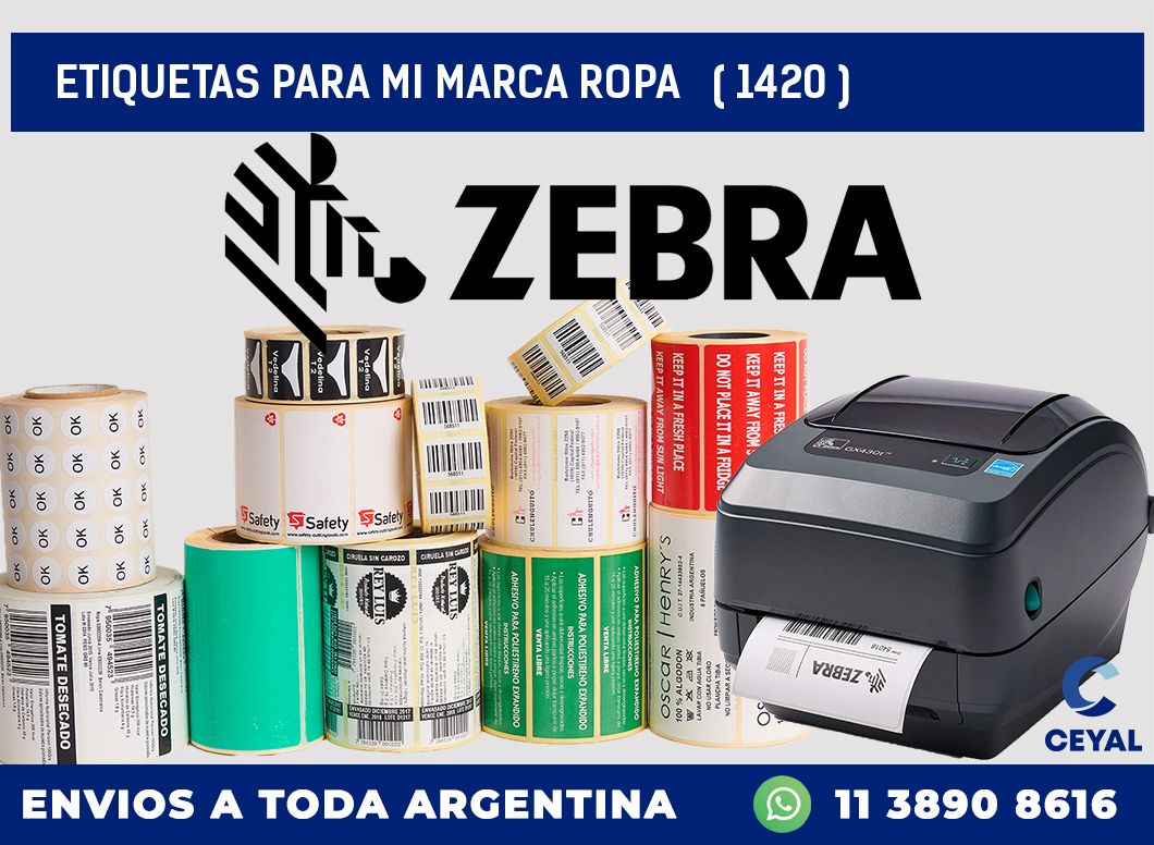 ETIQUETAS PARA MI MARCA ROPA   ( 1420 )