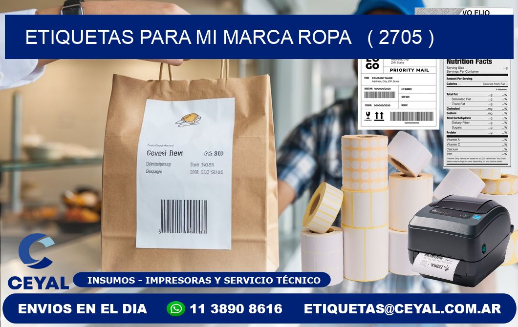 ETIQUETAS PARA MI MARCA ROPA   ( 2705 )
