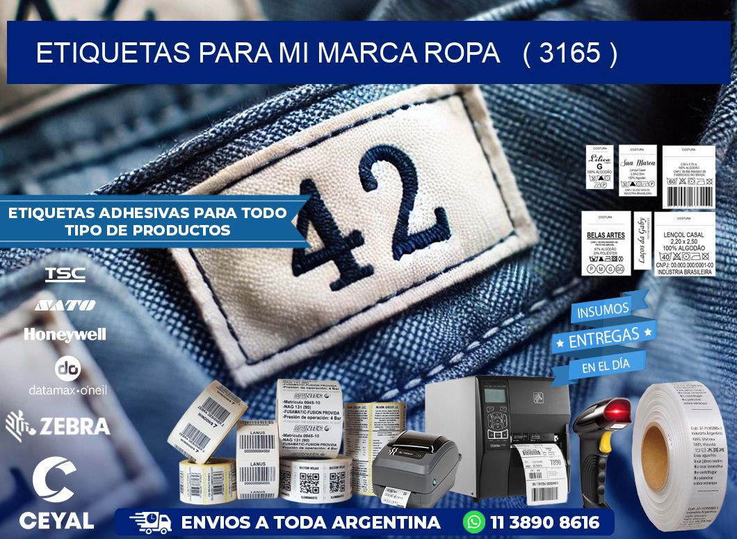 ETIQUETAS PARA MI MARCA ROPA   ( 3165 )