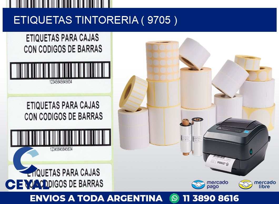 ETIQUETAS TINTORERIA ( 9705 )