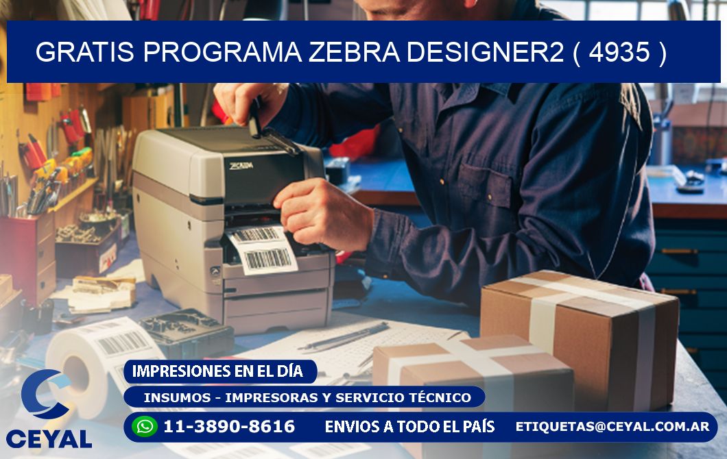 GRATIS PROGRAMA ZEBRA DESIGNER2 ( 4935 )