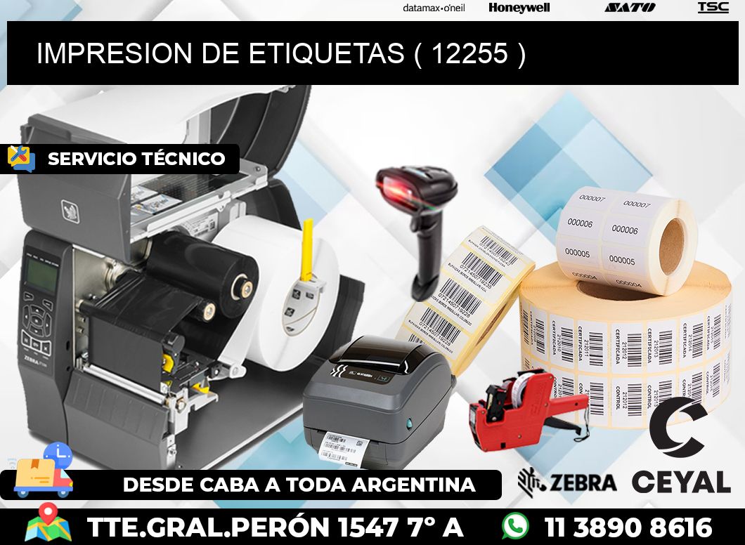 IMPRESION DE ETIQUETAS ( 12255 )