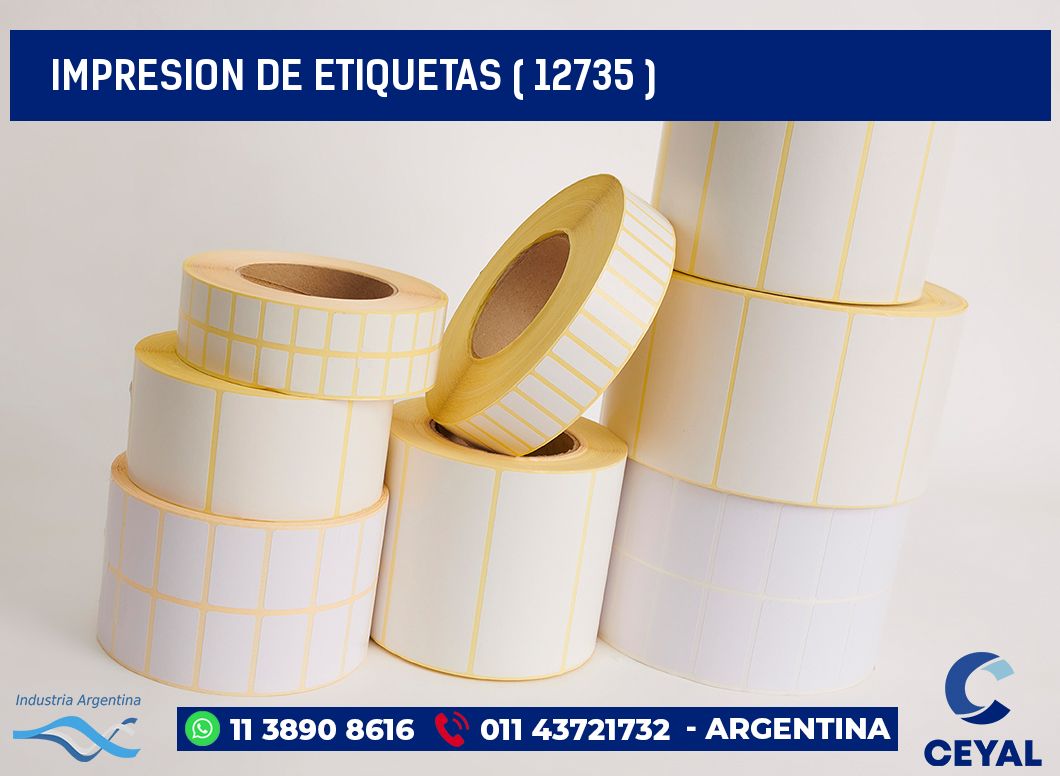 IMPRESION DE ETIQUETAS ( 12735 )