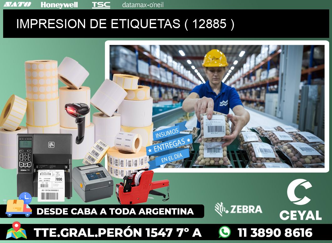 IMPRESION DE ETIQUETAS ( 12885 )