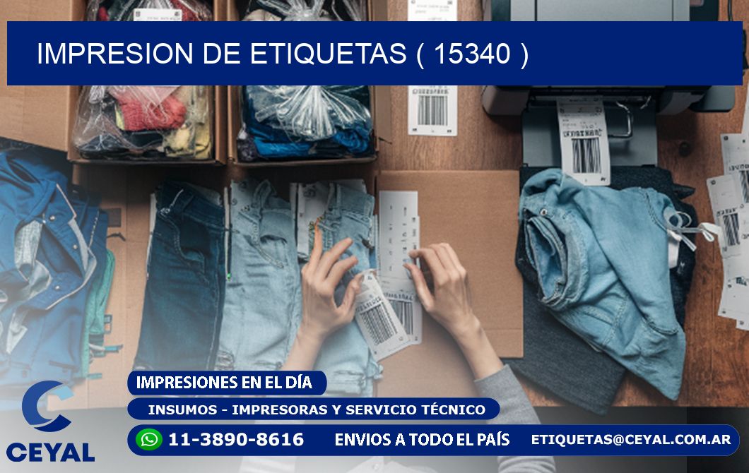 IMPRESION DE ETIQUETAS ( 15340 )