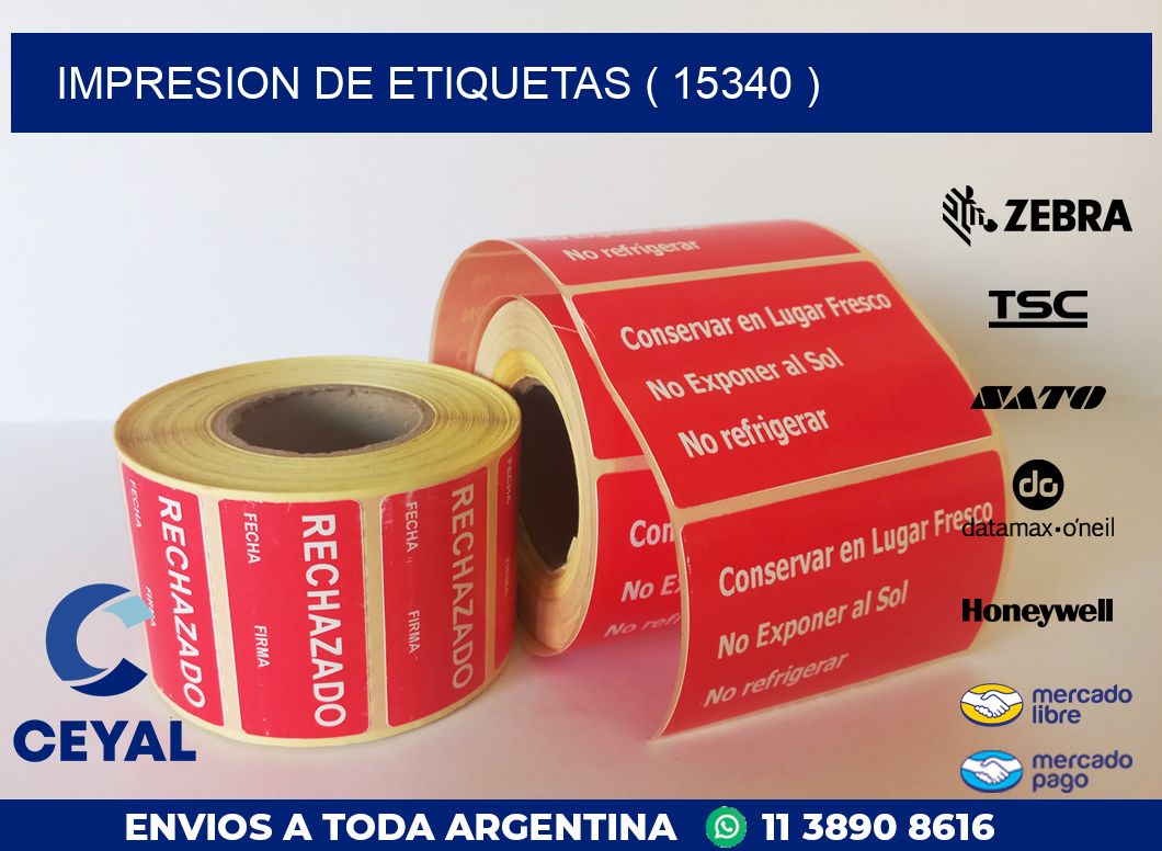 IMPRESION DE ETIQUETAS ( 15340 )