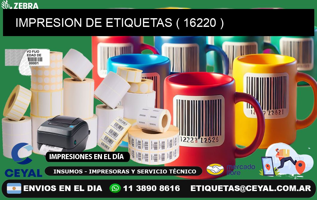 IMPRESION DE ETIQUETAS ( 16220 )