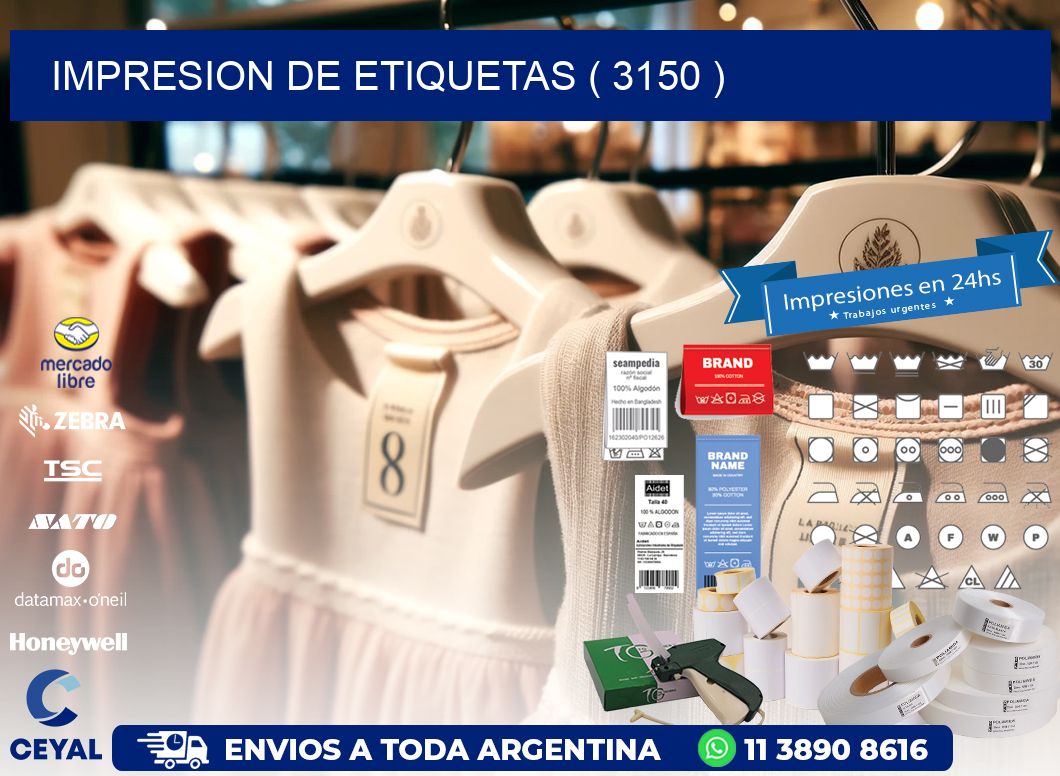 IMPRESION DE ETIQUETAS ( 3150 )