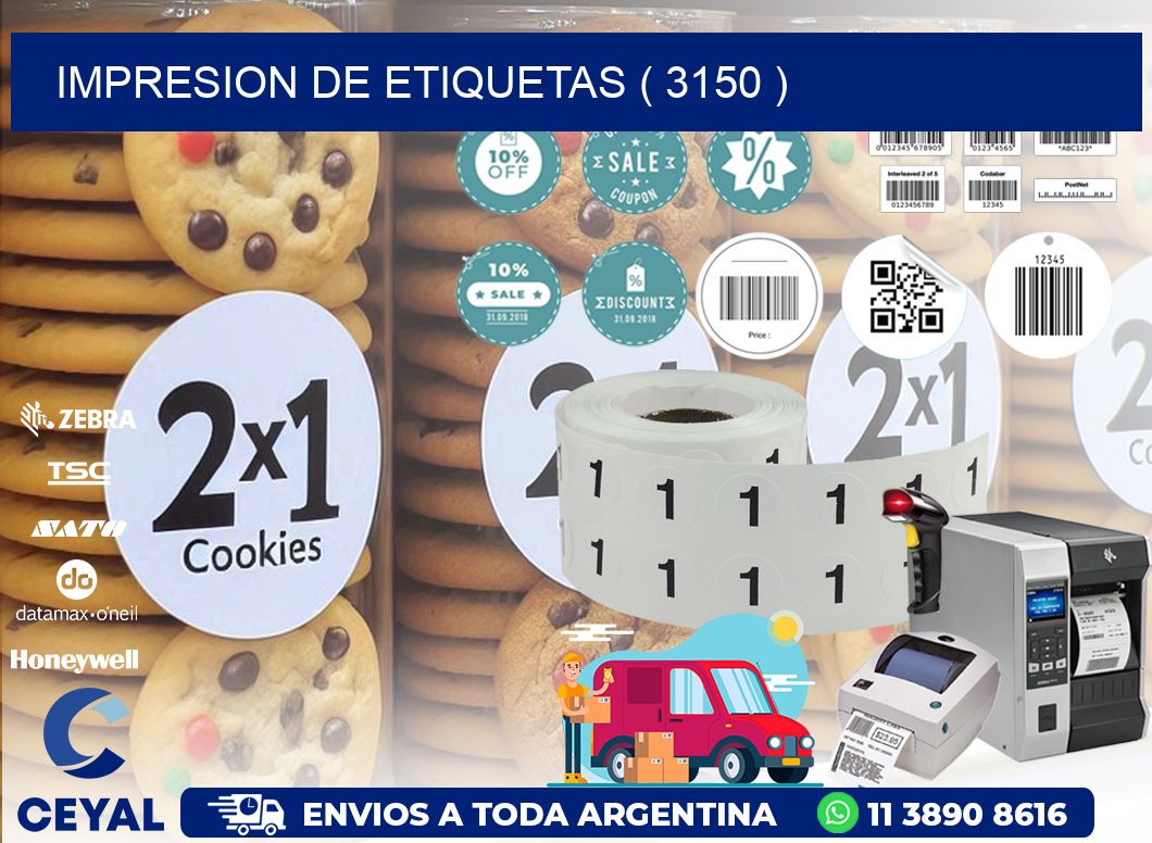 IMPRESION DE ETIQUETAS ( 3150 )