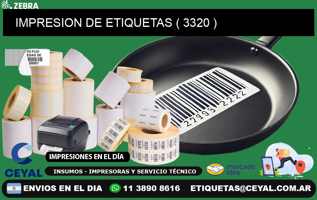 IMPRESION DE ETIQUETAS ( 3320 )