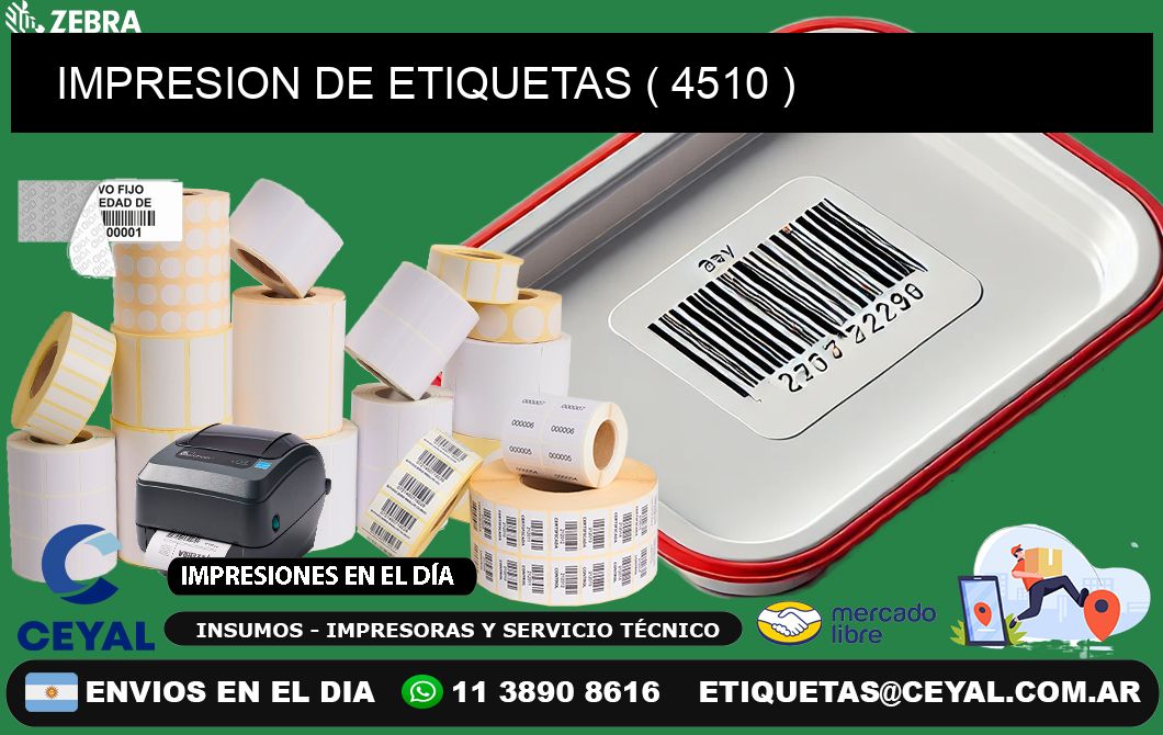 IMPRESION DE ETIQUETAS ( 4510 )
