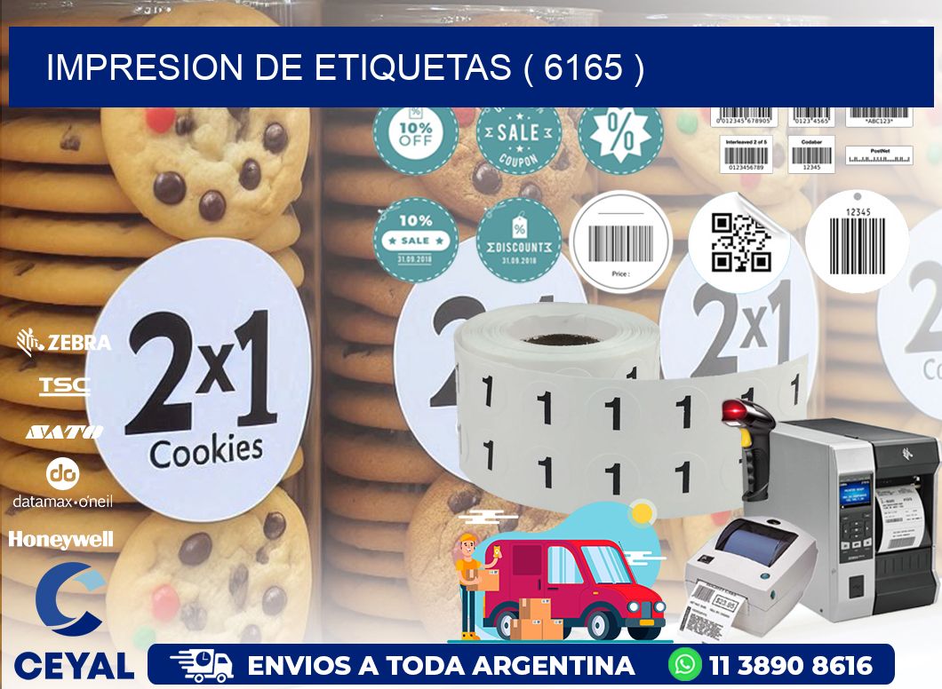 IMPRESION DE ETIQUETAS ( 6165 )