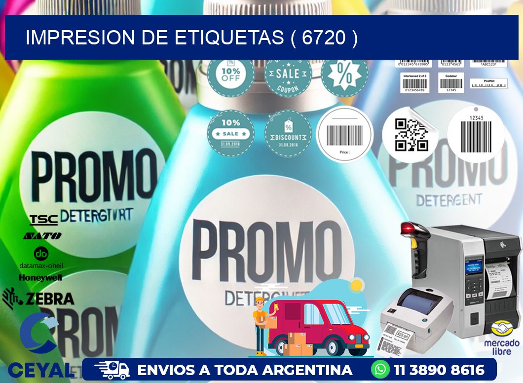 IMPRESION DE ETIQUETAS ( 6720 )