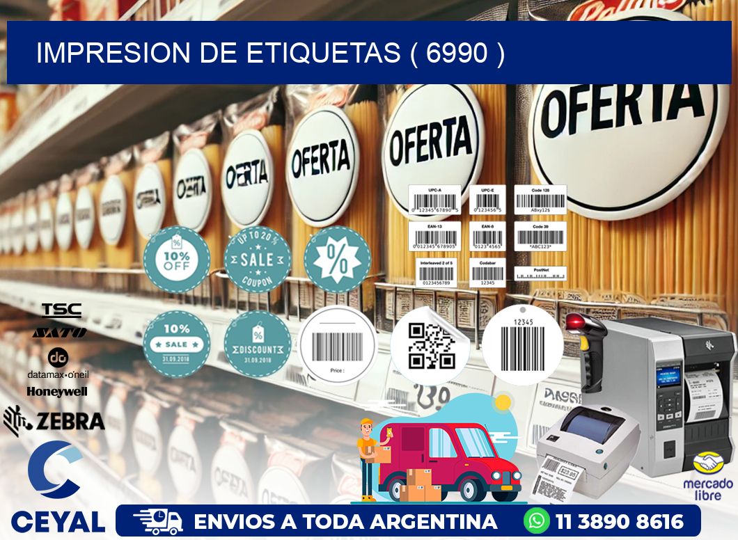 IMPRESION DE ETIQUETAS ( 6990 )
