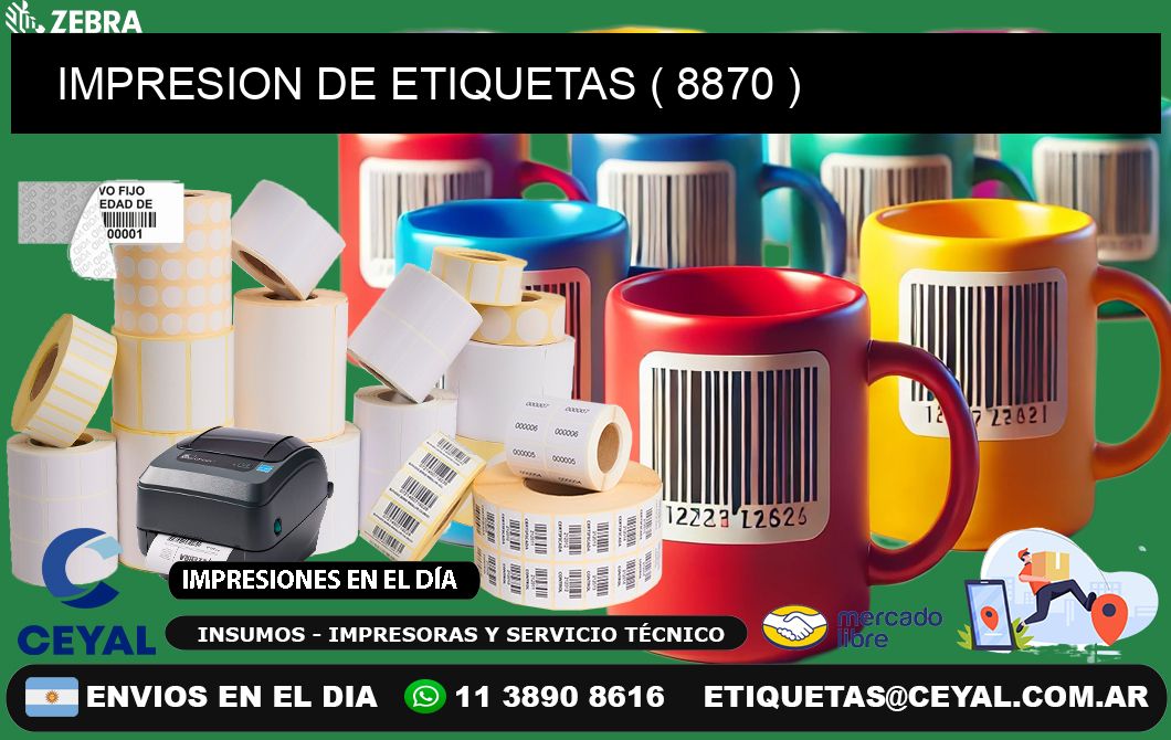 IMPRESION DE ETIQUETAS ( 8870 )