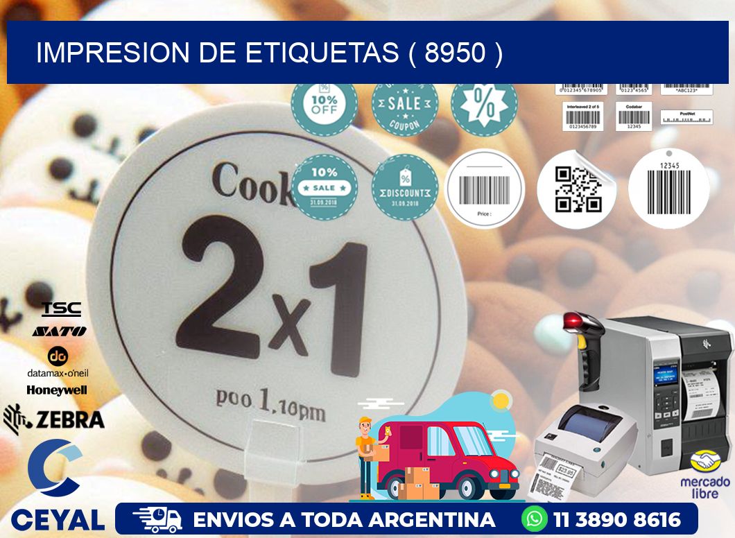 IMPRESION DE ETIQUETAS ( 8950 )